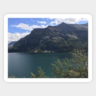 Mountain Lake in Glacier National Park Sticker